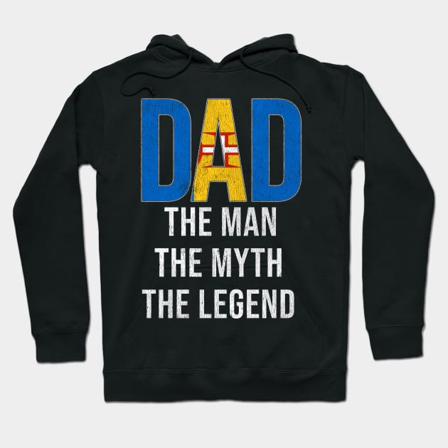 Madeiran Dad The Man The Myth The Legend - Gift for Madeiran Dad With Roots From Madeiran Hoodie by Country Flags